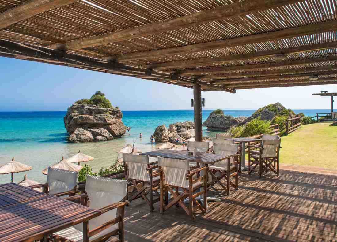 Пляж порто Зоро